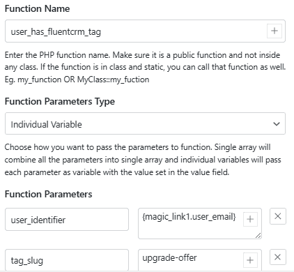 Magic link tutorial flowmattic workflow php