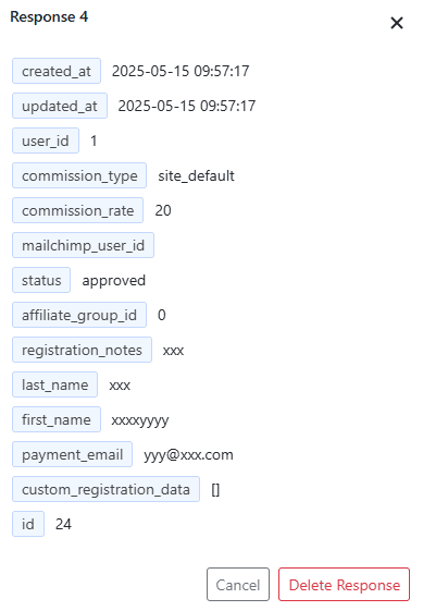 Solid affiliates add new affiliate flowmattic trigger