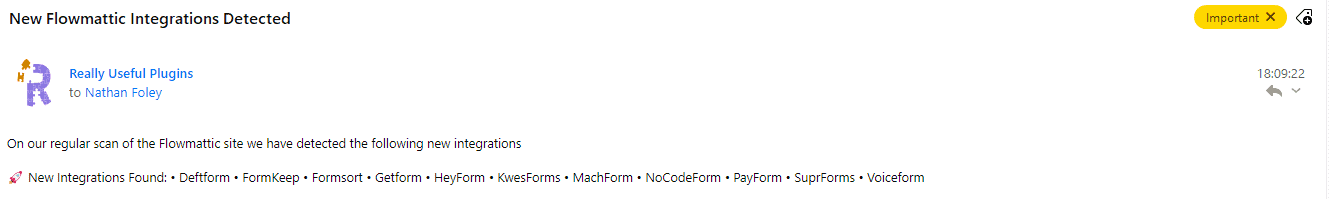 Flowmattic intergrations email automation