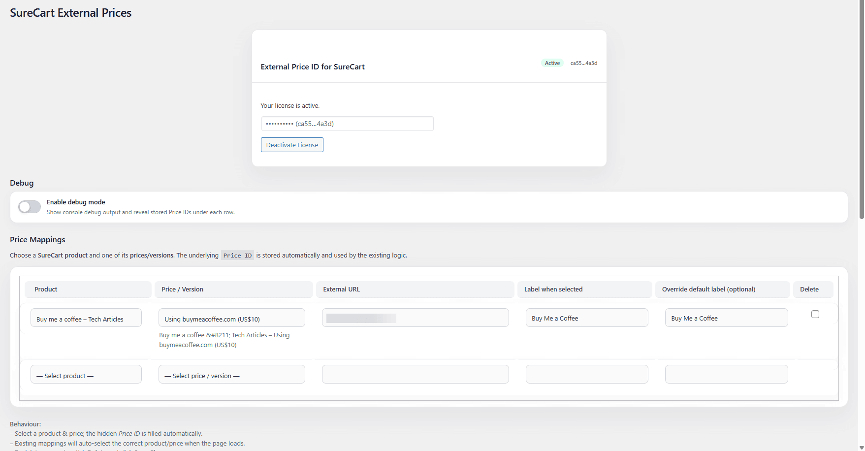 A week in review surecart external prices