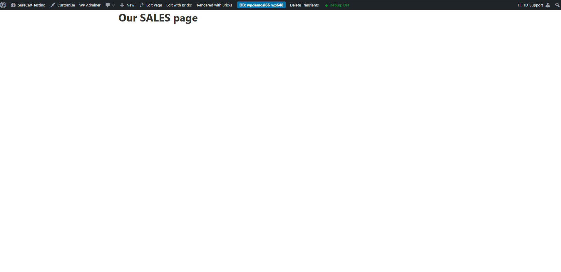 sales count down in action