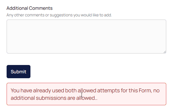 How to Limit SureForm Submissions by Email & Total Entries (Advanced Guide) sureform submission gate custom error message